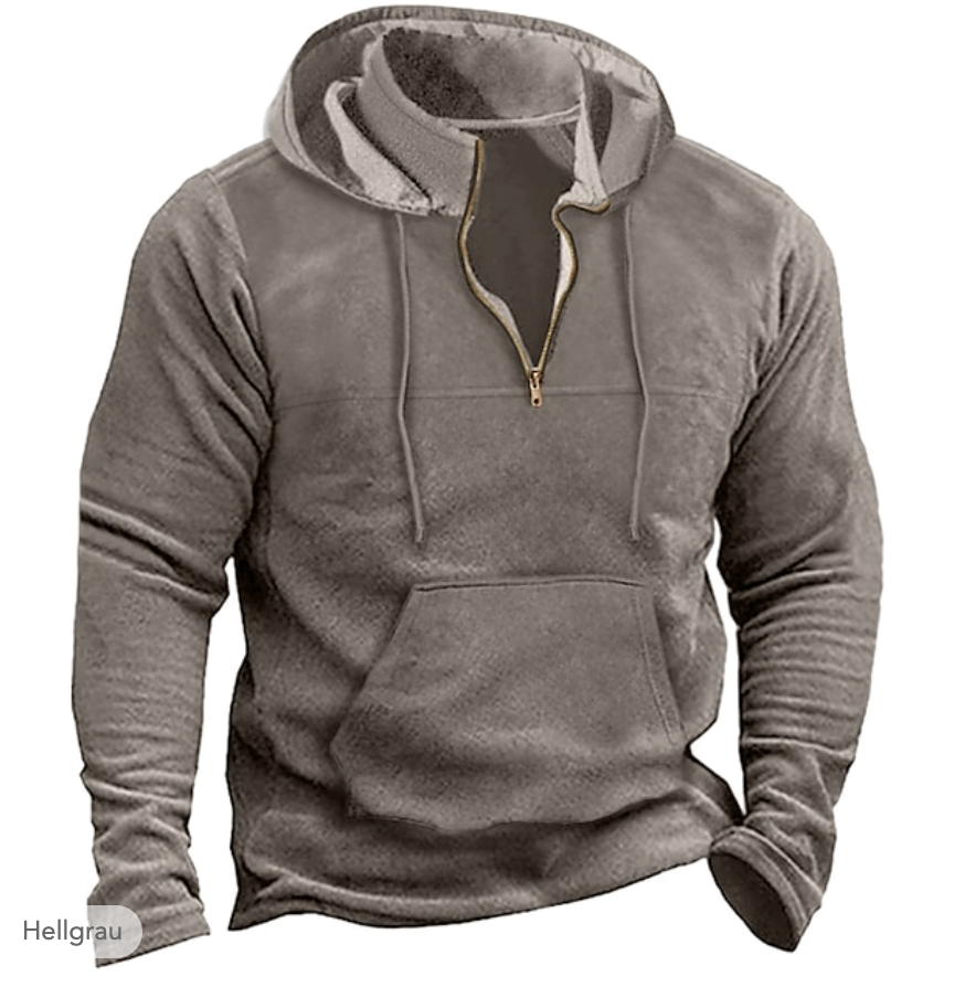 ANDREO - Stylischer Zipper Hoodie für Männer