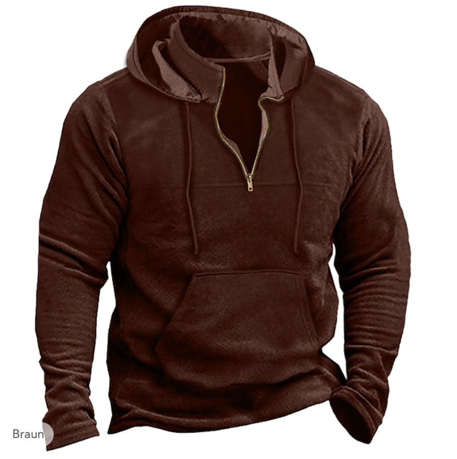 ANDREO - Stylischer Zipper Hoodie für Männer