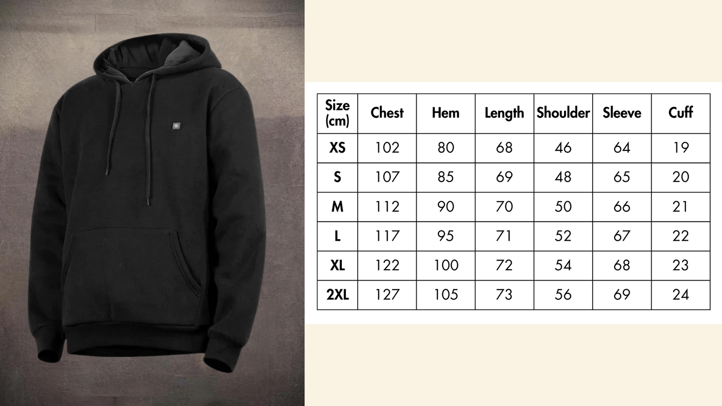 HITZE-HOODIE | Der #1 Hoodie um nie wieder zu frieren! (Unisex)