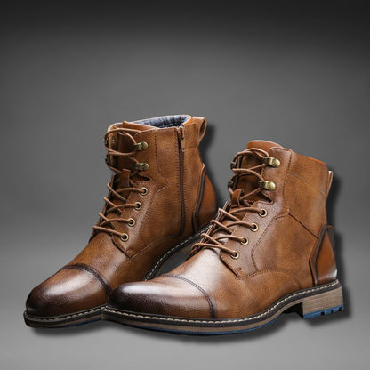 MAX™ | Herren Stilvolle Lederstiefel