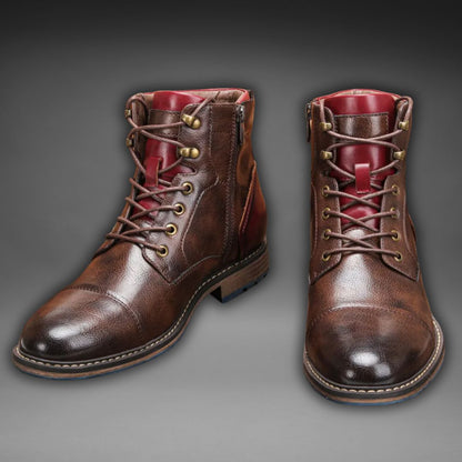 MAX™ | Herren Stilvolle Lederstiefel