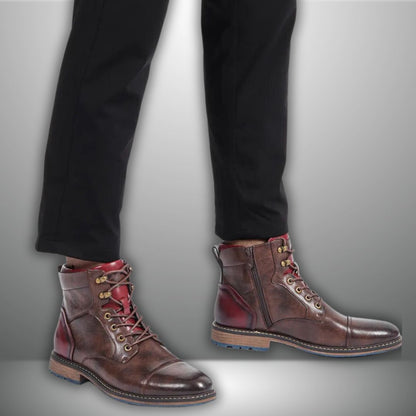 MAX™ | Herren Stilvolle Lederstiefel