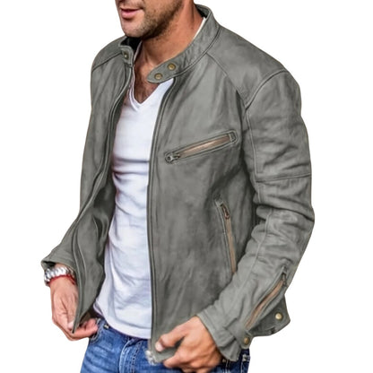 Ethan  | Herren Leder Motorrad Jacke