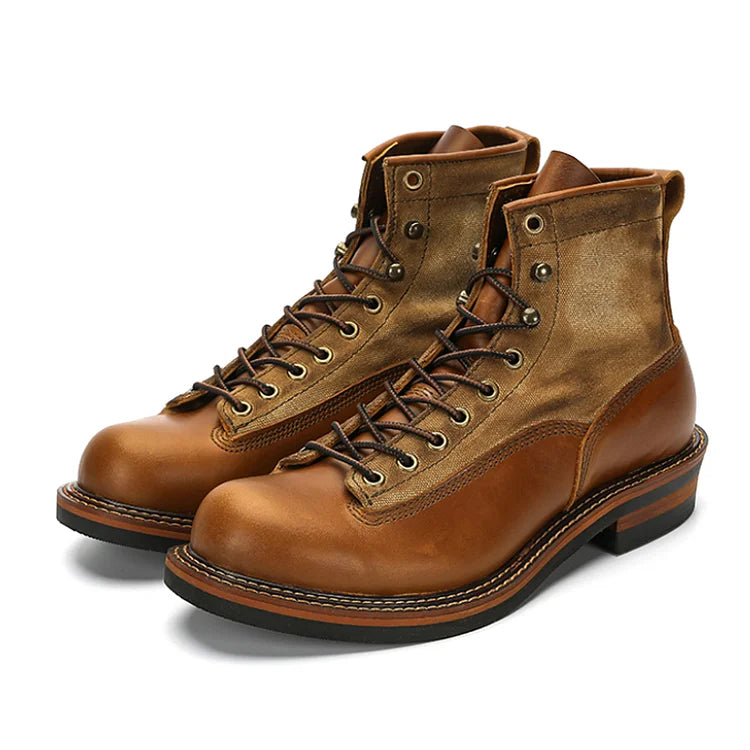 Friedrich - Stylische Herren Leder Boots