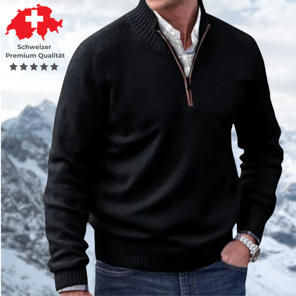 AURELIO - Unglaublich bequemer und warmer Premium Zipper-Pullover