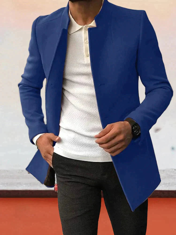LEANDRO - Trendy Solid Tweed Blazer