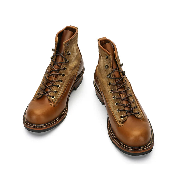 Friedrich - Stylische Herren Leder Boots