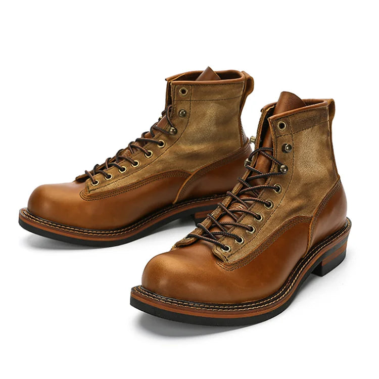 Friedrich - Stylische Herren Leder Boots