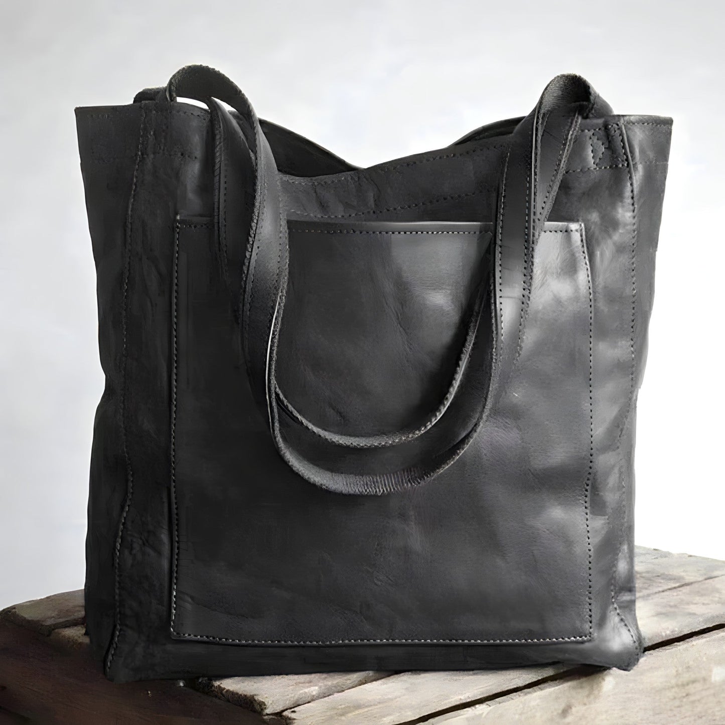 FRANCISE - Vintage Kunstledertasche