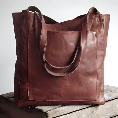 FRANCISE - Vintage Kunstledertasche