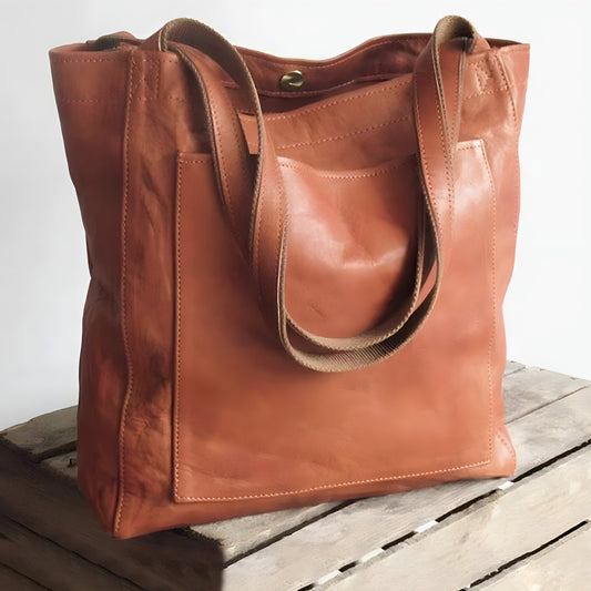 FRANCISE - Vintage Kunstledertasche