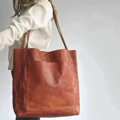 FRANCISE - Vintage Kunstledertasche