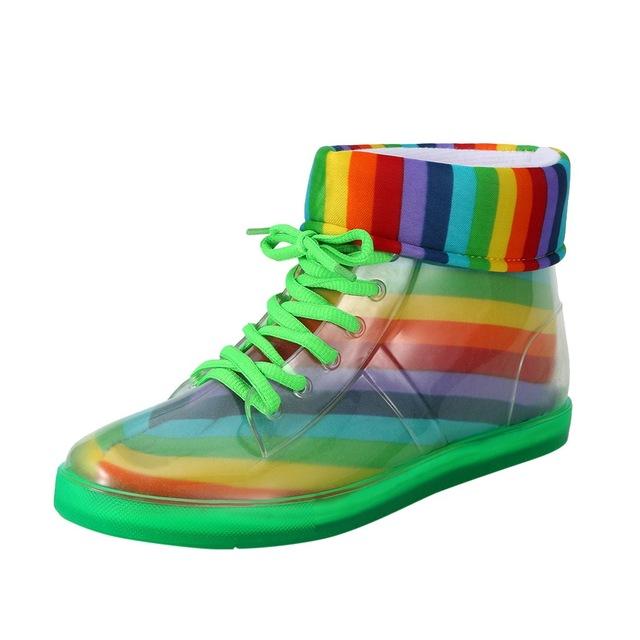 Regenbogen - warme und wasserfeste Damen-Boots