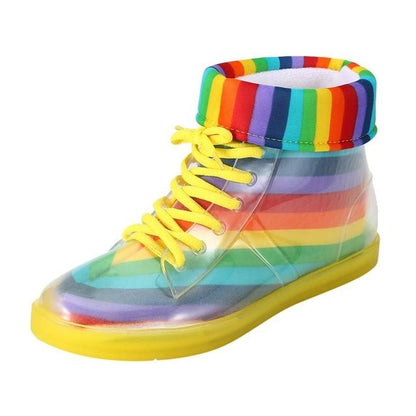 Regenbogen - warme und wasserfeste Damen-Boots